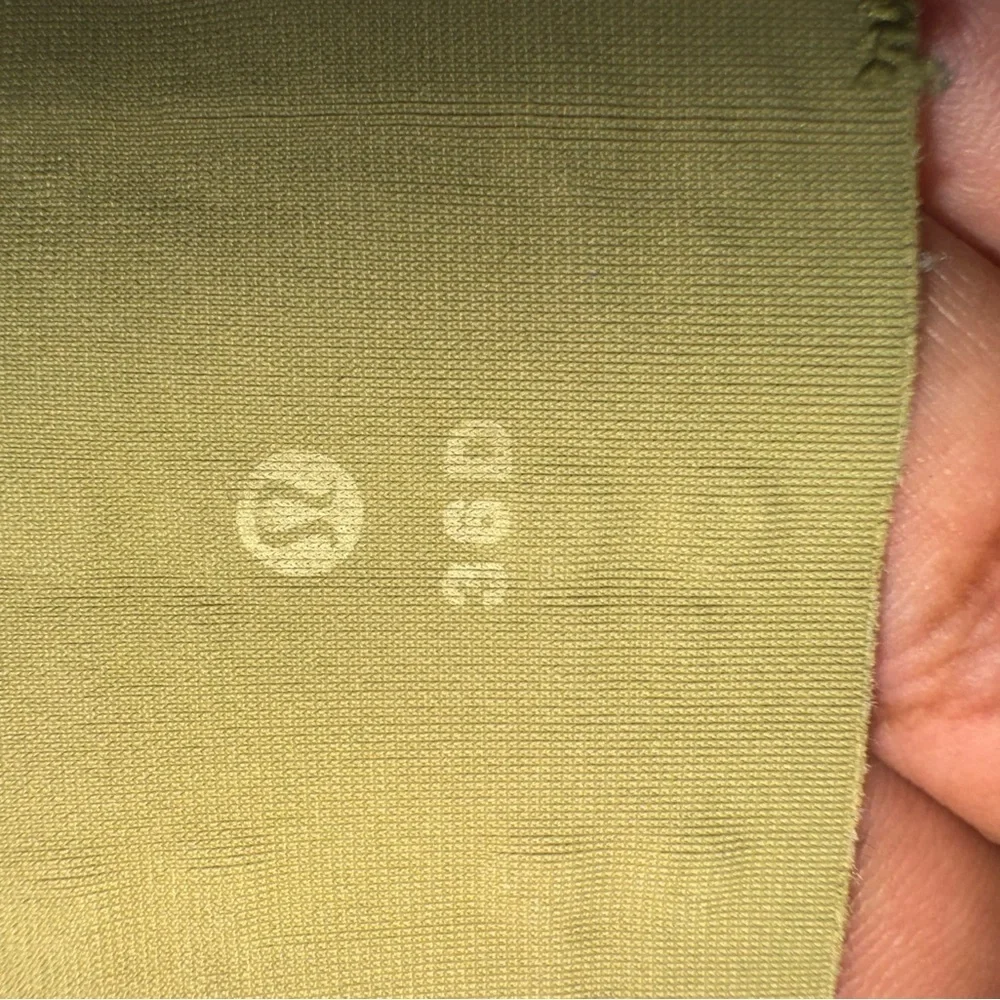 lululemon all powered up bra Olive Green Sports Bra